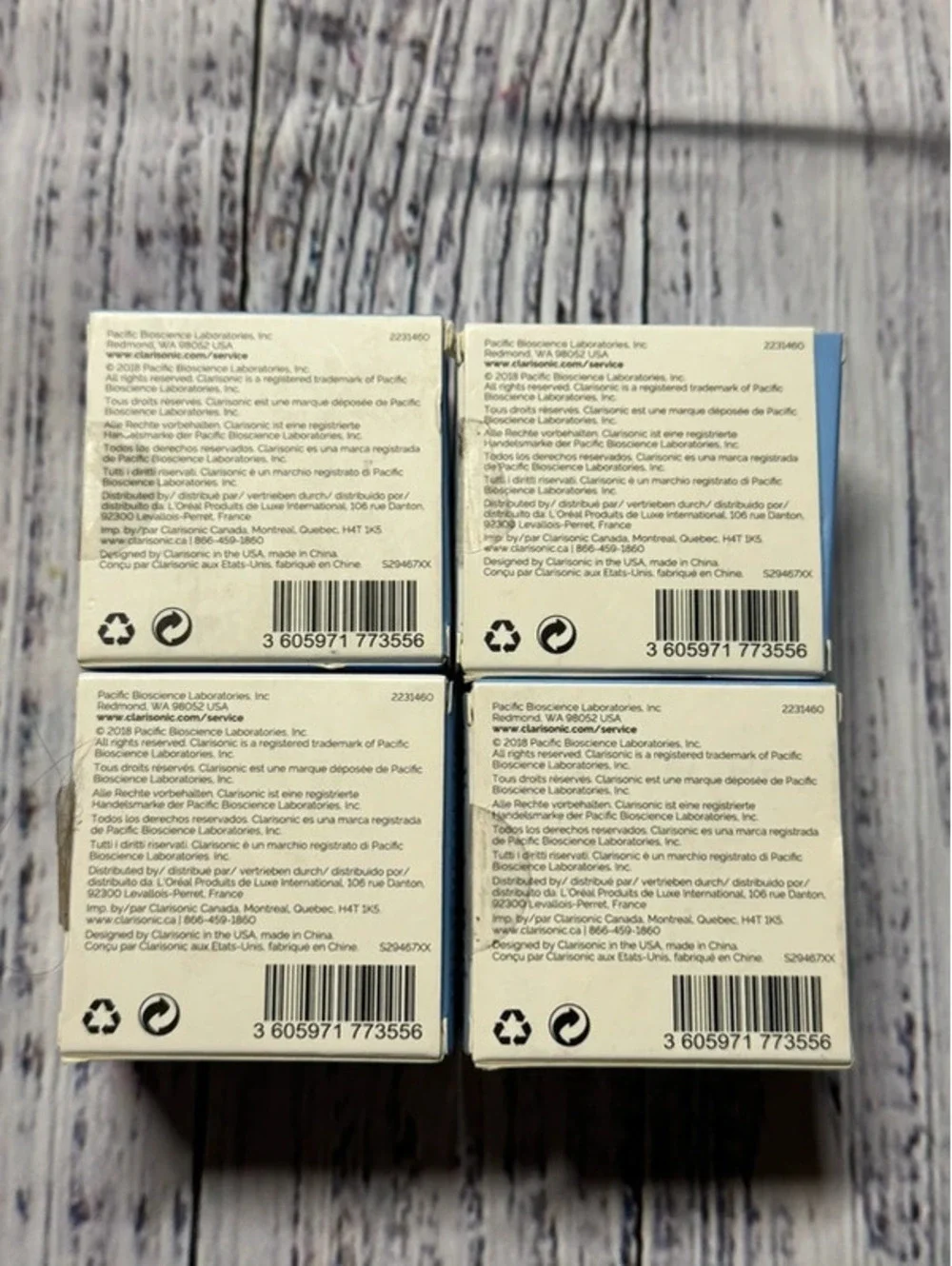 4 Clarisonic Sensitive Facial Cleansing Brush Head